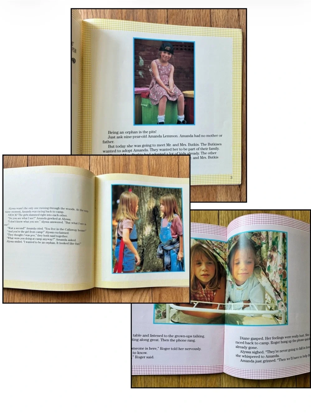 Full House/Olsen twins 3 Books.  Softcover, 90’s. Full color photos in all books